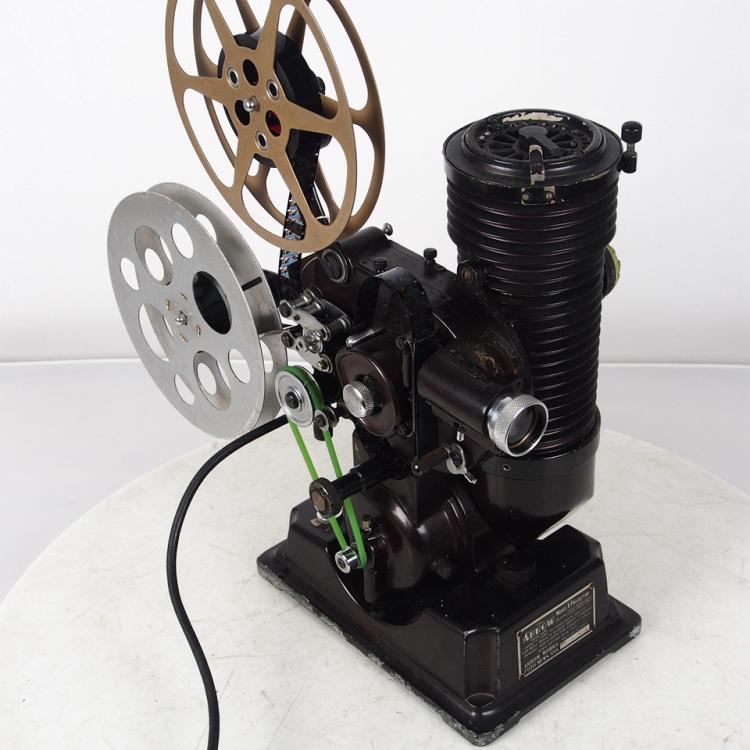 1926s日本古董电影机箭牌arrow a型16毫米mm胶片放映机工业风软装