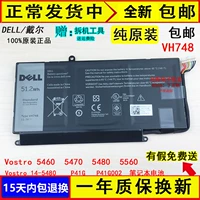 Оригинальный Dell Vostro 5460 5470 5480 5560 P41G VH748 Батарея для ноутбука