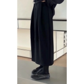 诗歌兰女装 2026早春款 58277慵懒舒适温柔休闲裙开衩半身裙女