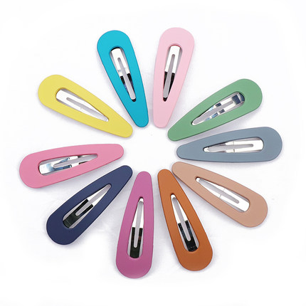 7CM大号磨砂ins网红BB夹发卡刘海夹边夹顶夹子韩国发夹发饰马卡龙