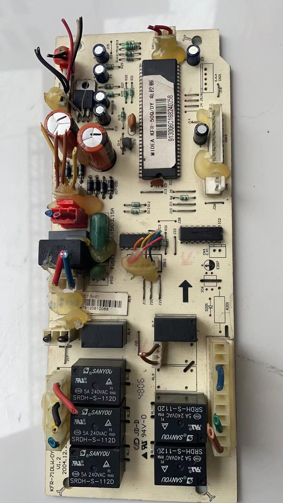 适用Mei的空调电脑版KFR-71DLW/DY-1(D) V1.2KFR-40T3/Y显示板MBQ