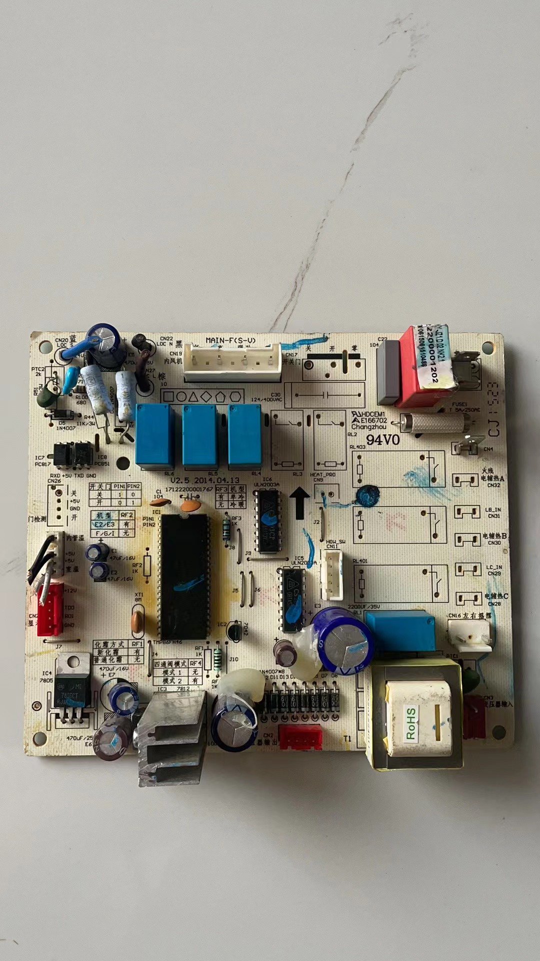 原装拆机KF-72L/SNY-JZ1内机板 17122200001767 MAIN-F(S-V)
