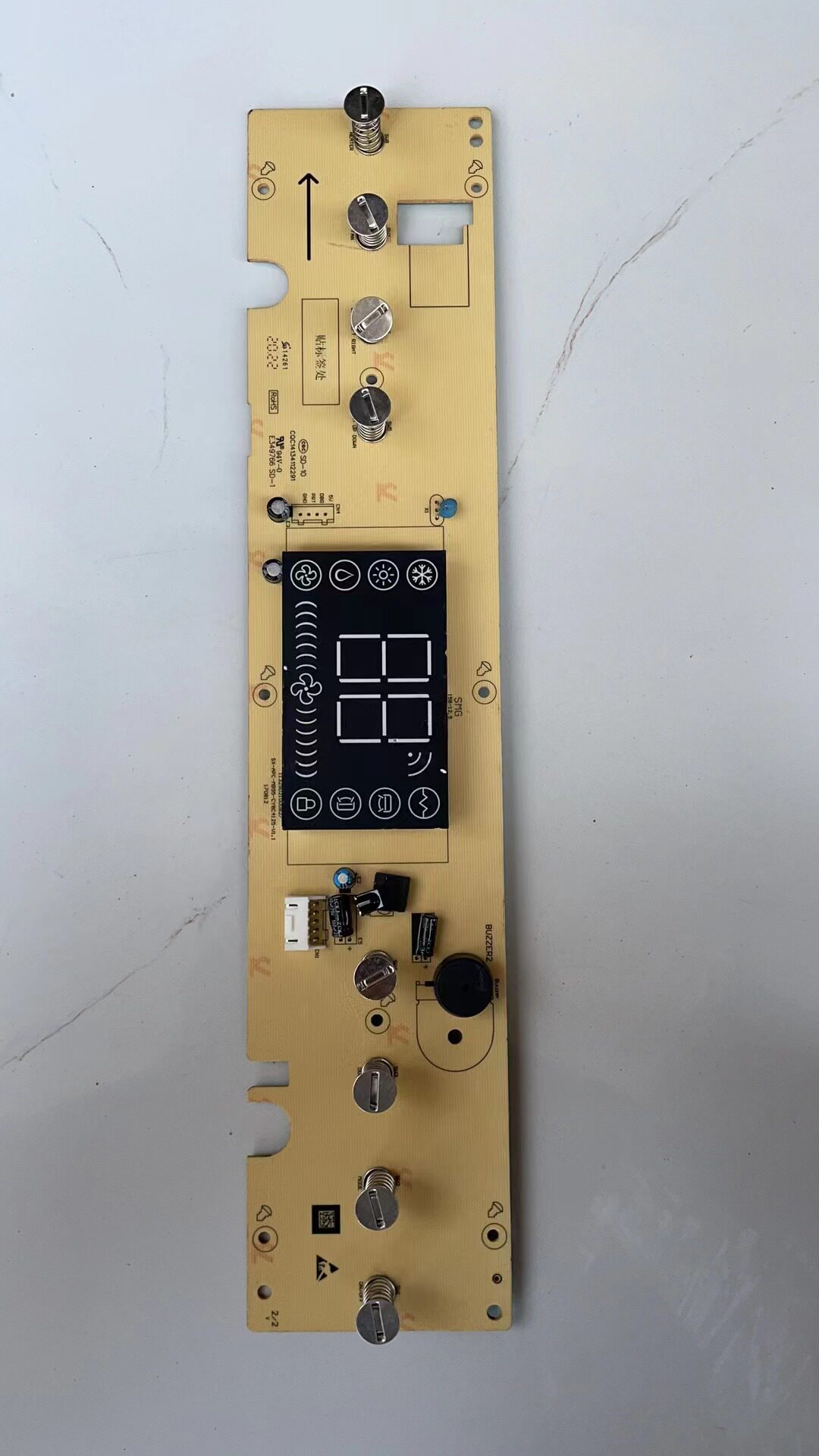 奥克斯空调sx-apc-mb95-cy8c4125-v1.1 触摸屏温度显示器kfr-51lw