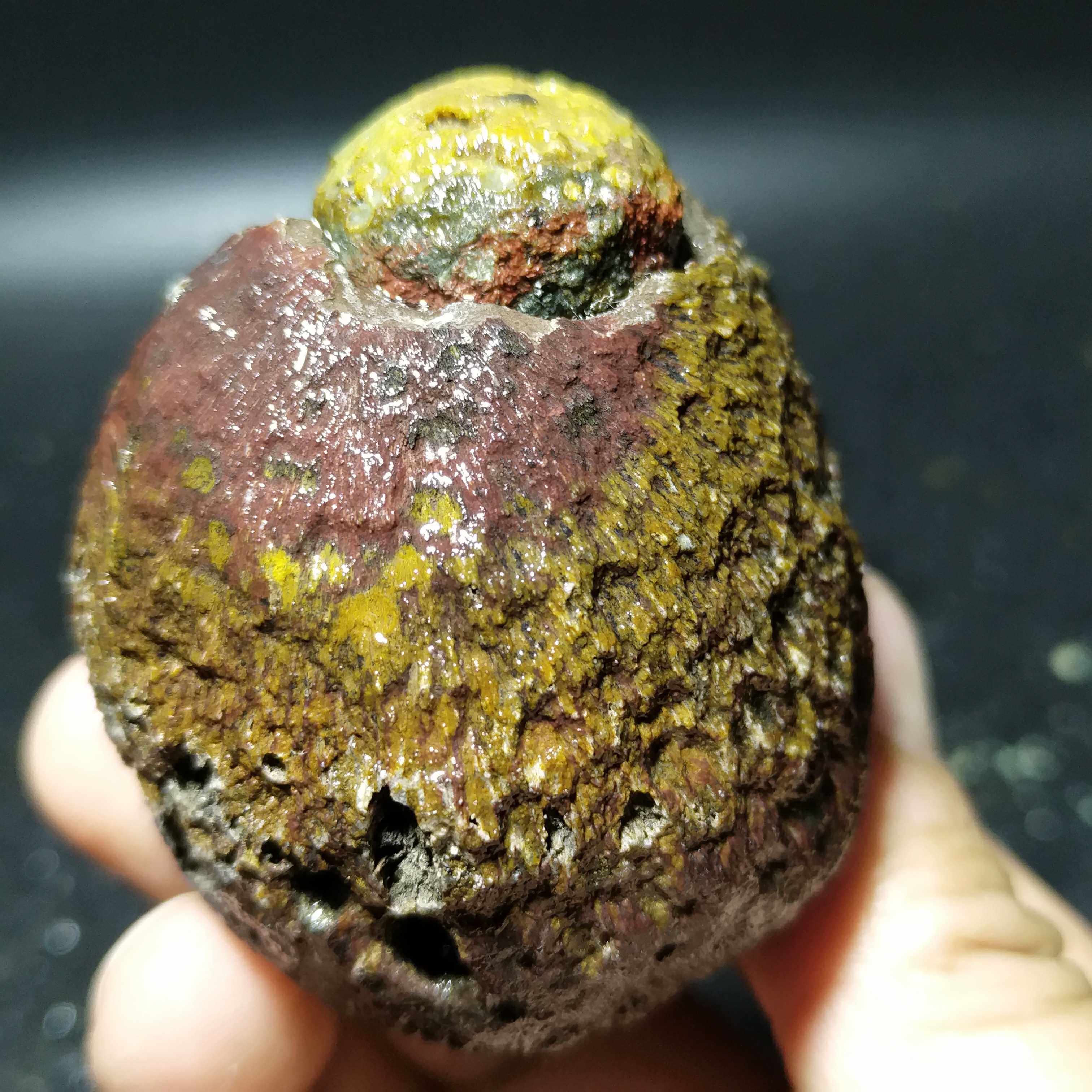 宣化战国红玛瑙原石奇石怪石证实天眼形成实机理收藏级摆件250206