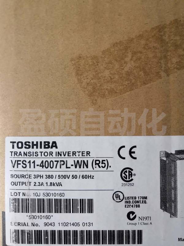 东芝变频器VFPS1-4750PL全新原装现货议价