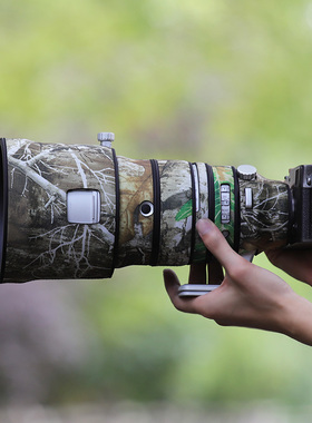 富士XF200mmF2R LMOIS WR镜头炮衣迷彩保护套FUJIFILM220防水贴纸