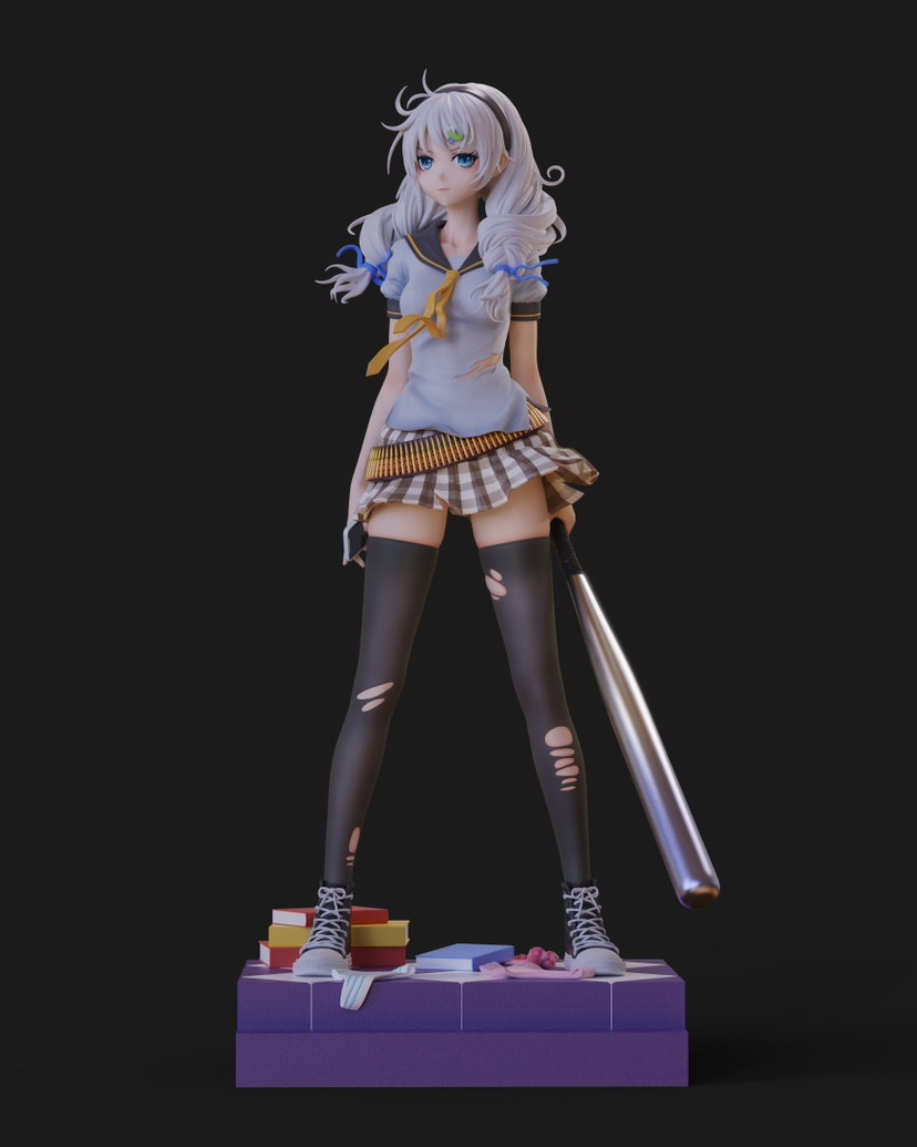 【阿乐】现货 尾款 miwu工作室 琪亚娜 手办雕像