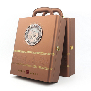 新款高档天麻皮盒包装盒野生天麻包装盒礼盒空盒子天麻礼品盒