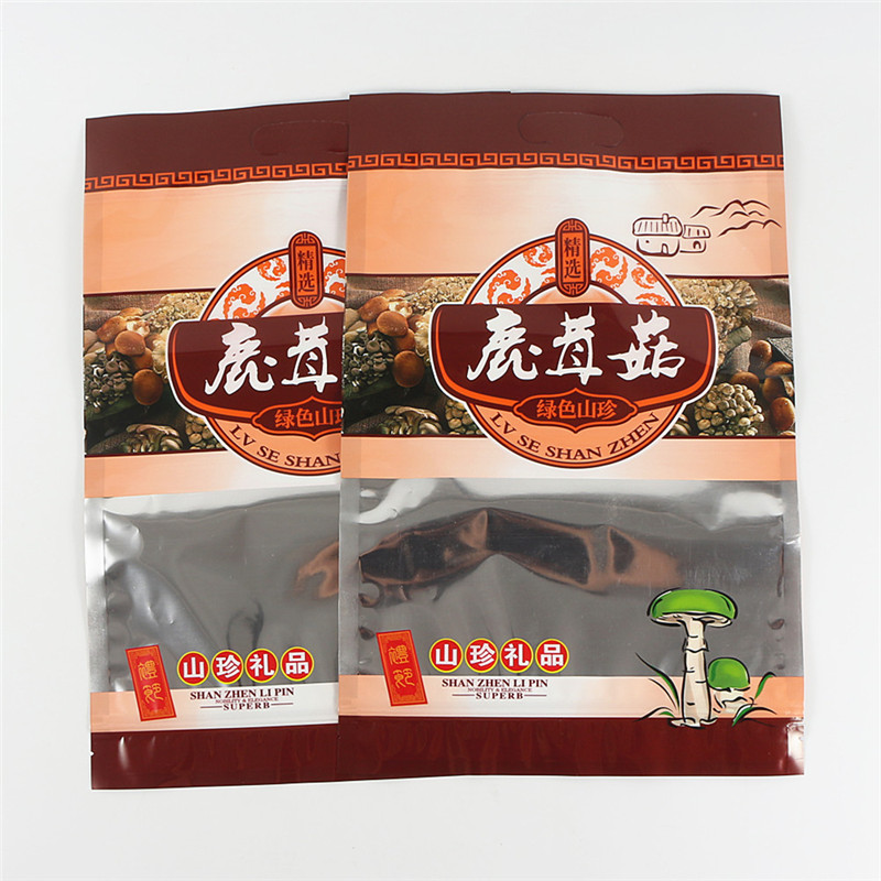 鹿茸菇包装袋塑料密封鹿茸菌干菇