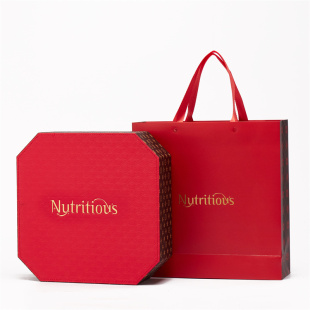 山珍海味四拼礼盒空盒滋补礼盒燕窝鹿茸高丽参片西洋参石斛包装盒