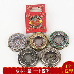 高档伊朗藏红花礼盒包装盒迪拜3g5g藏红花马口铁盒红花盒子瓶子