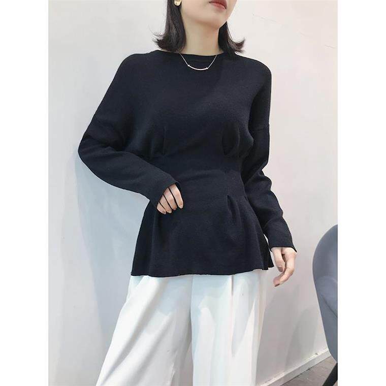 Western style Waist sweater Exorcism 2019 Autumn new pattern Korean Edition Self cultivation Show thin Solid Scheming Sweater jacketin the Women's clothing/Boutique , Sweaters  category - from Buy2taobao.com to provide professional Taobao agent buy service