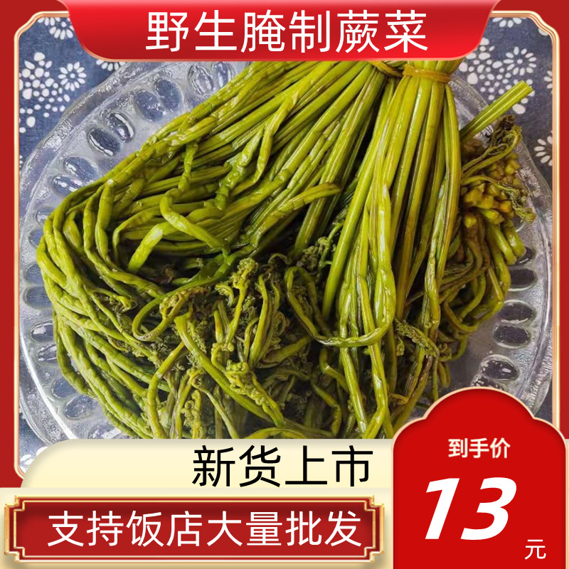 内蒙古腌制山野菜野生蕨菜