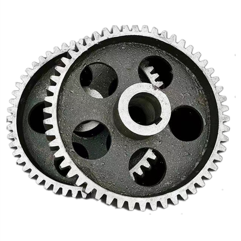 物流包邮：JS500 750 1000 混凝土搅拌机53齿435外径耐磨专用齿轮
