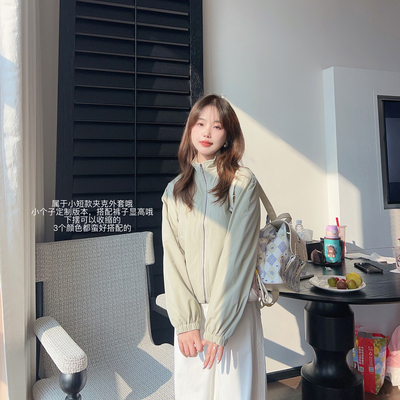 小小家小个子长袖薄款短外套
