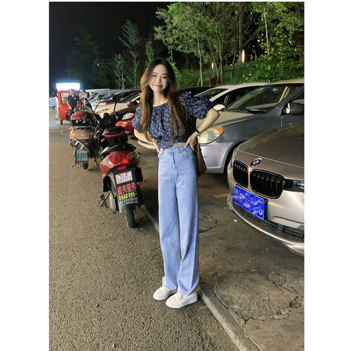 拖地阔腿裤长裤薄款小个子小码