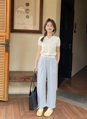 小小家 小个子小码日系休闲裤九分百搭遮肉日常好穿的裤子150xs