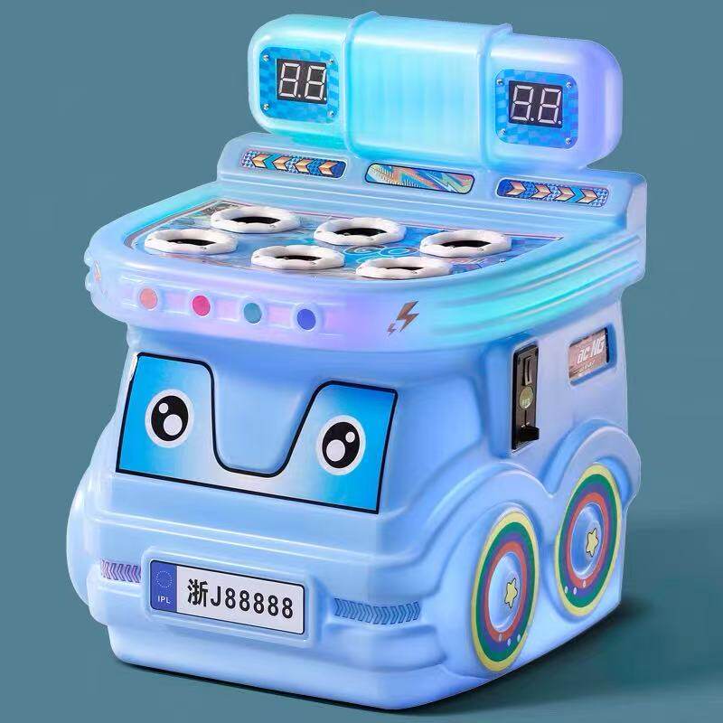 汽车打地鼠新款儿童投币老鼠机网红游戏小型家用玩具拍拍乐游艺机