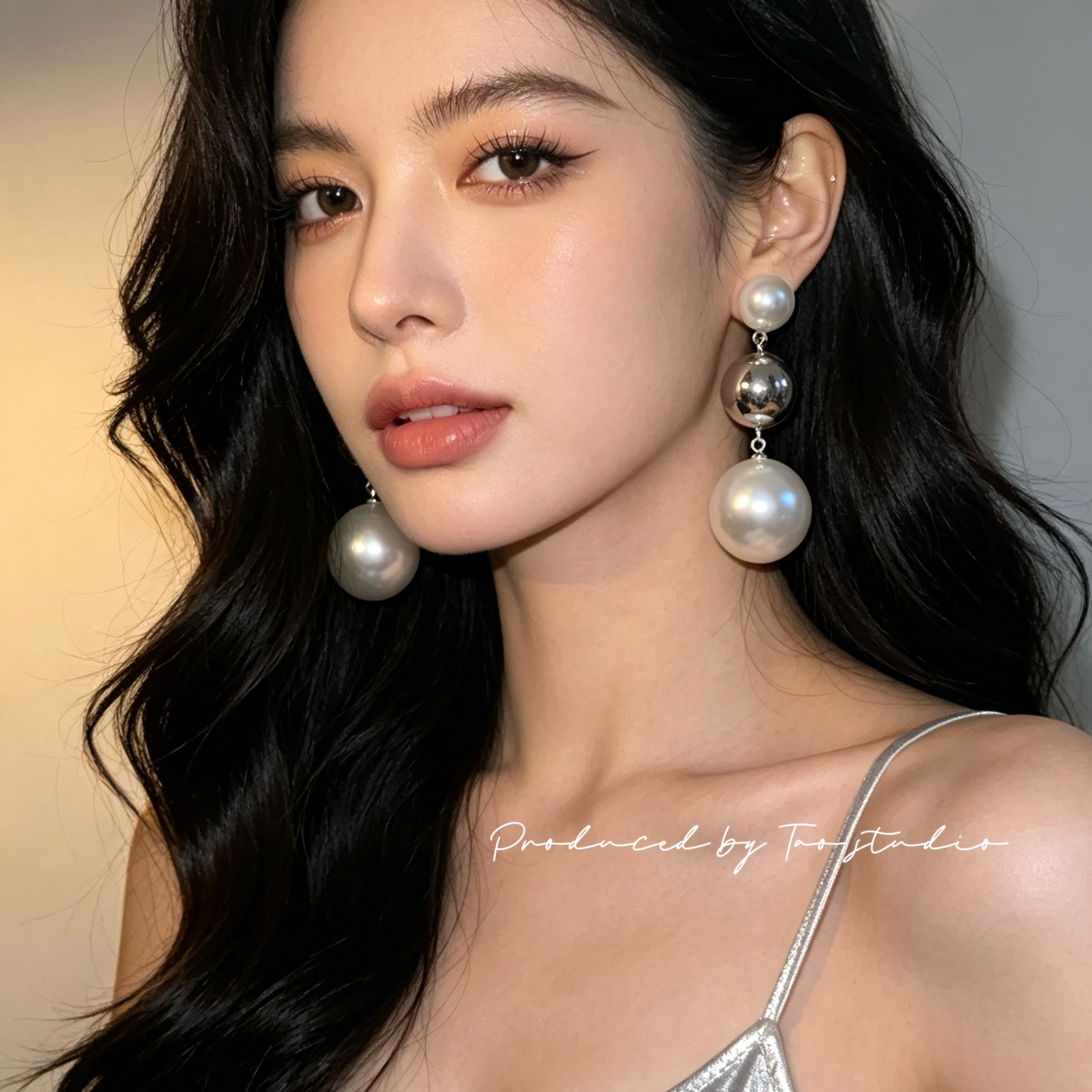 法式复古珍珠耳环女小众设计感高级气质耳钉耳饰女旅游出片配饰