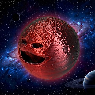 儿童玩具苏醒的太阳模型The Moon woke Up月亮醒了手办星球3D打印