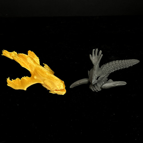 宇宙巨鲲vs手掌海怪利维坦手办3d打印深海迷航周边模型儿童玩具礼
