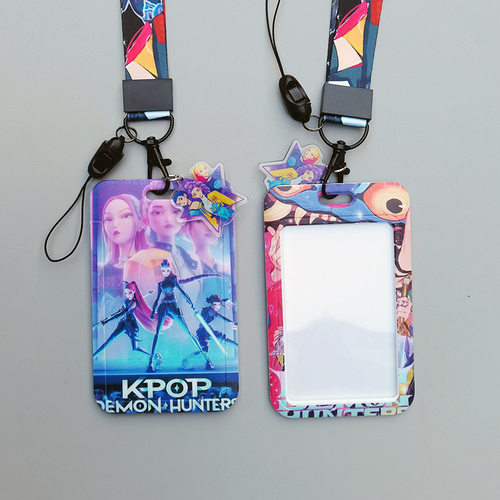 Demon Hunter周边卡套kpop猎魔女团证件保护套公交门禁饭卡卡套