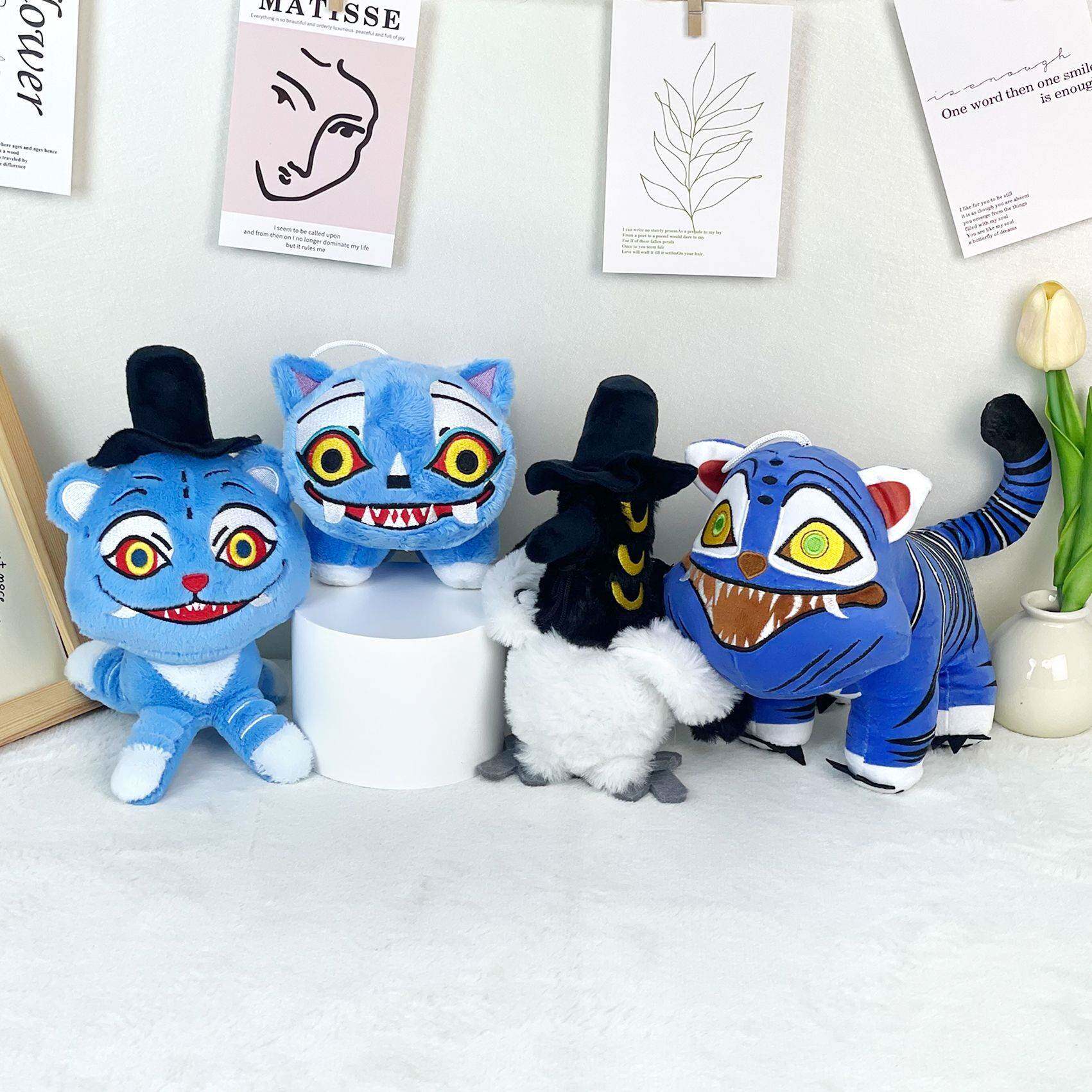 Трансграничный новый продукт охотники на демонов k-pop demon hunters плюшевая игрушка tiger bird doll кукла Изображение 1
