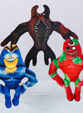 班班化身恶魔第八章boss大嘴魔王玩偶Garten of banban毛绒玩具