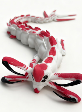 深海迷航红色死神利维坦3D打印手办玩具关节可动海怪玛雅巨鲁摆件