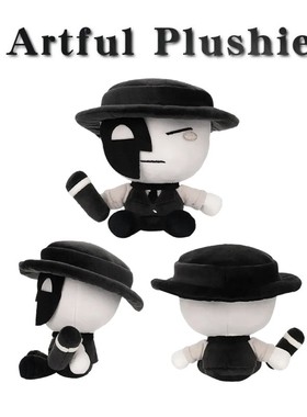 跨境新品Artful Plushie毛绒玩具游戏周边创意玩偶公仔