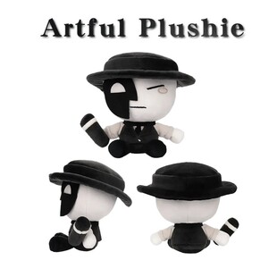 跨境新品Artful Plushie毛绒玩具游戏周边创意玩偶公仔