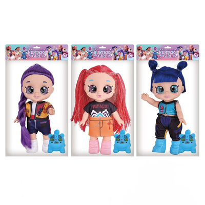 Demon Hunters幼年鲁米佐伊米拉可爱洋娃娃手办带配件套装礼物