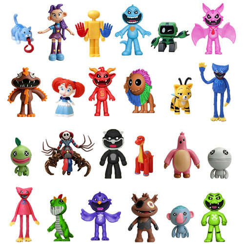 24款波比poppy12345大全套手办模型原型1006小羊莉莉钢琴龙61摆件