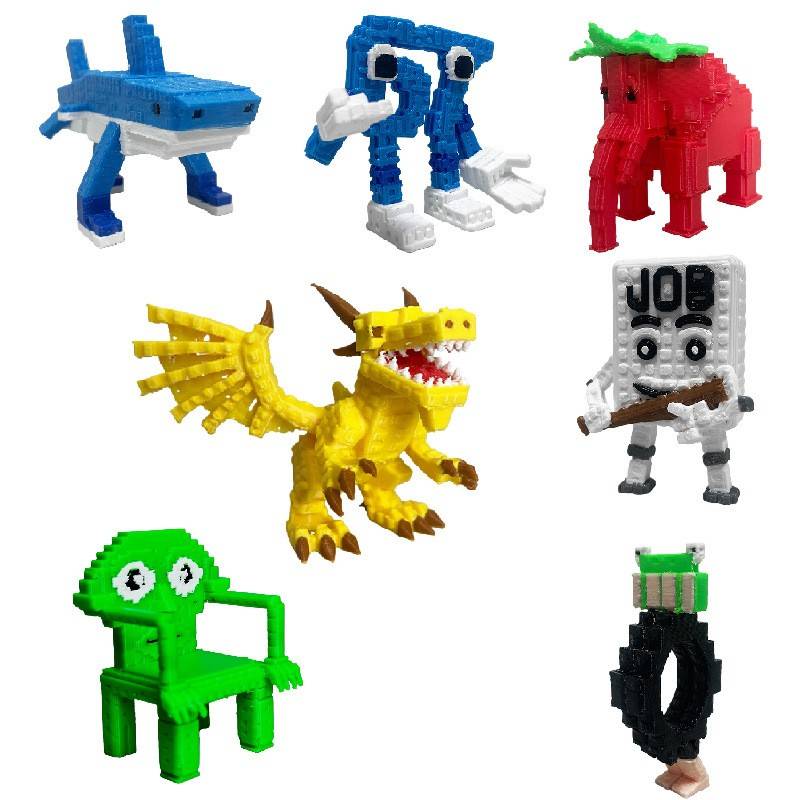 跨境新品Sahur Steal A Brainrot脑腐山海经3d打印玩偶job木棍人