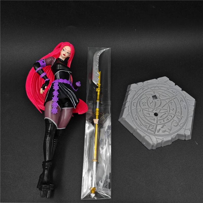 红发米拉带大刀武器手办模型黑化战斗版猎魔女团三人组摆件玩具