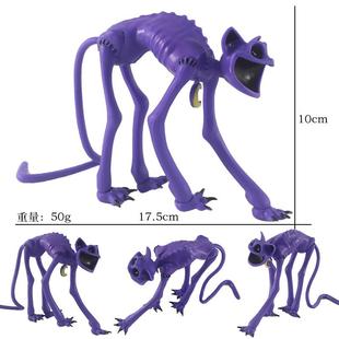 波比的游戏时间3大号瞌睡猫手办模型恐怖微笑动物紫猫公仔摆件