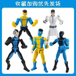 无敌少侠第四季全能侠马克vs反派萨格新款手办多关节可动人偶玩具