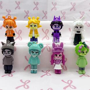 人形节奏盒子钥匙扣学生书包挂件小粉奥伦公仔手办小礼品包包挂饰