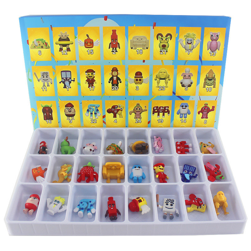 brainrot窃取脑腐24公仔洞洞乐手办大合集学生惊喜圣诞礼物戳戳乐