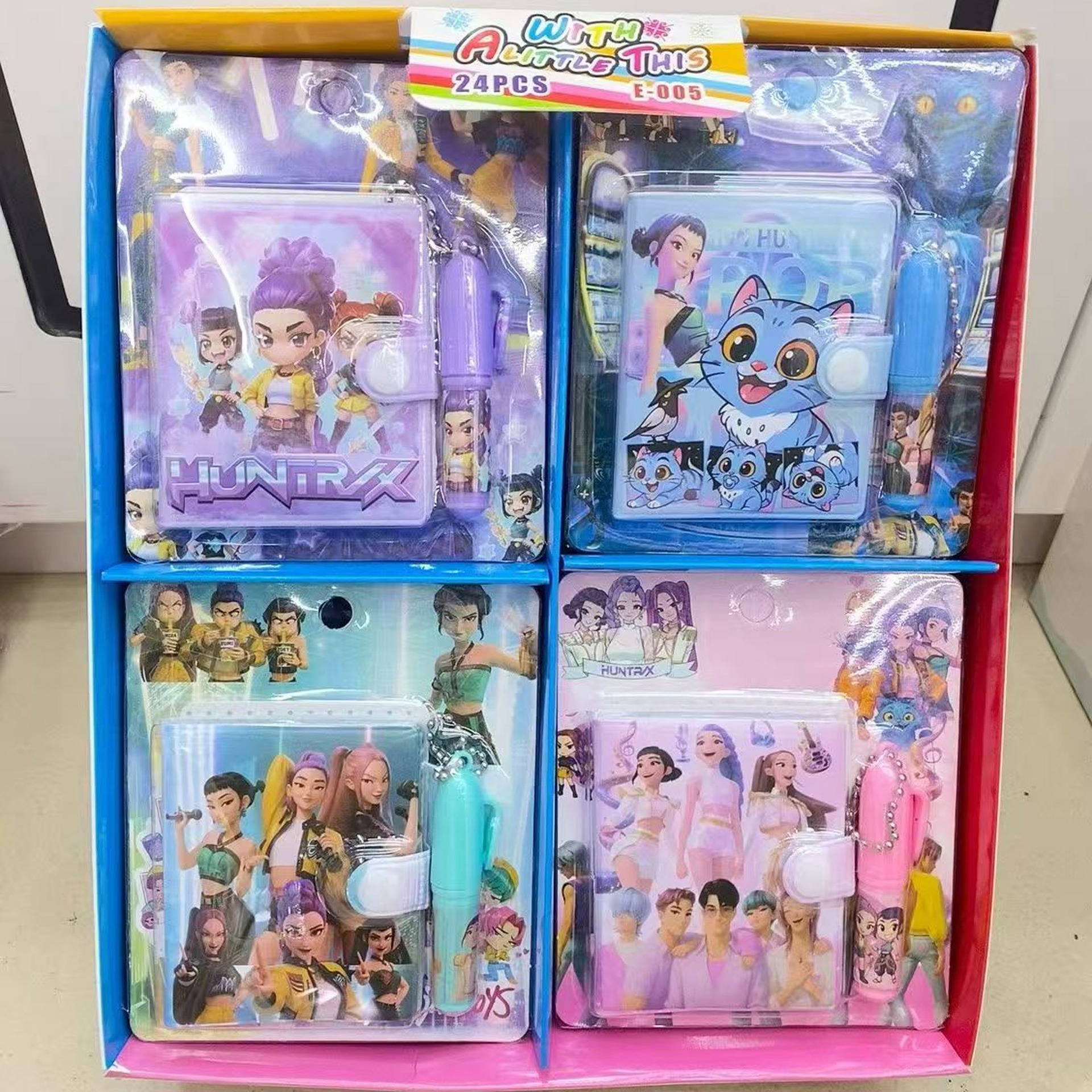 猎魔女团周边笔记本卡通文具套装k-pop本子圆珠笔小学生礼品文具