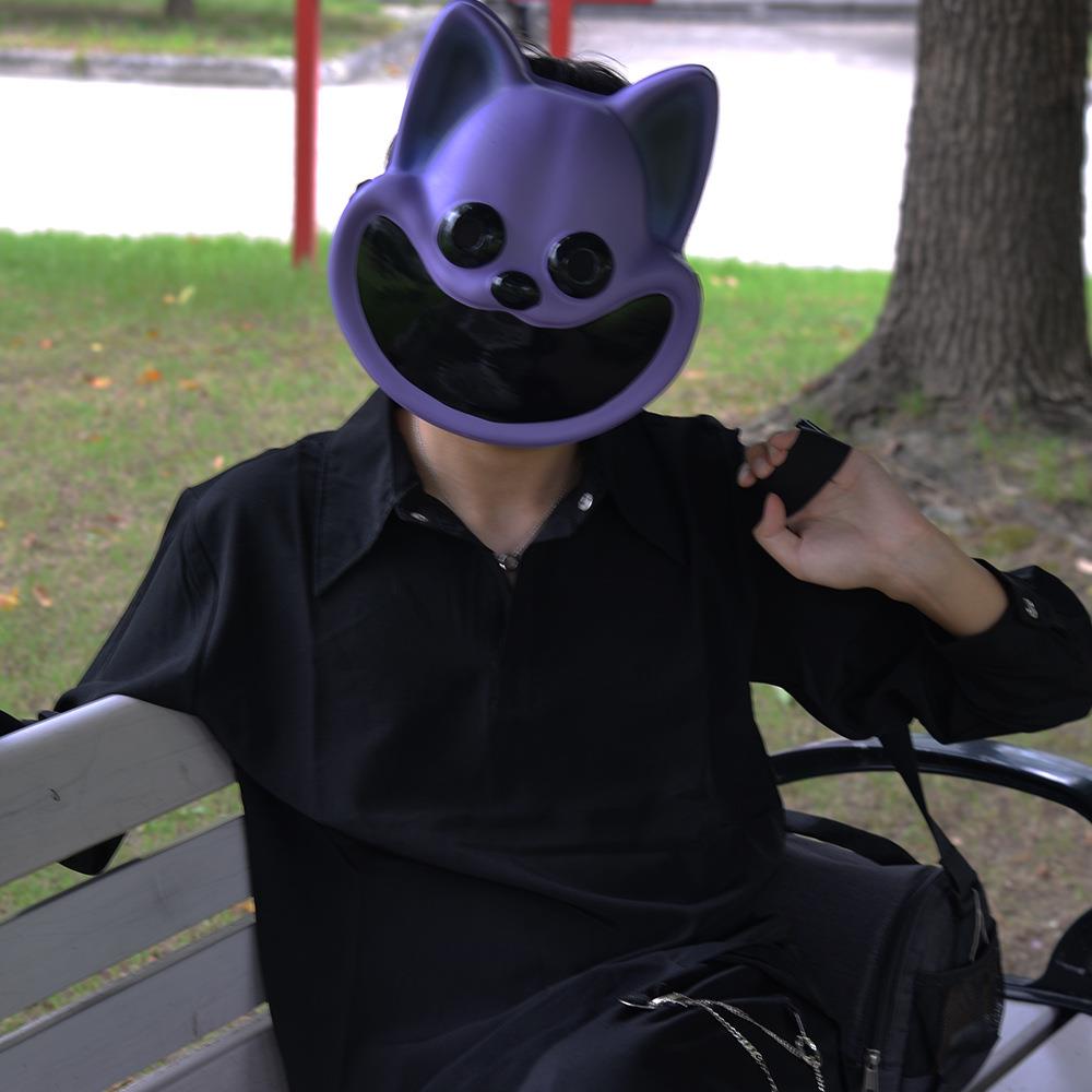 smiling critters波比游戏时间瞌睡猫面具Catnap Mask紫猫面罩