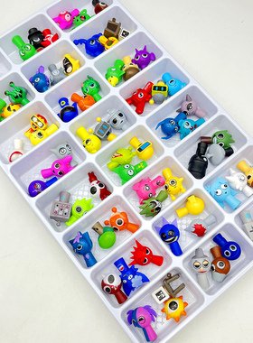 礼盒装节奏盒子新角色手办sprunki拉链哥OC卡西双拼色西蒙洞洞乐