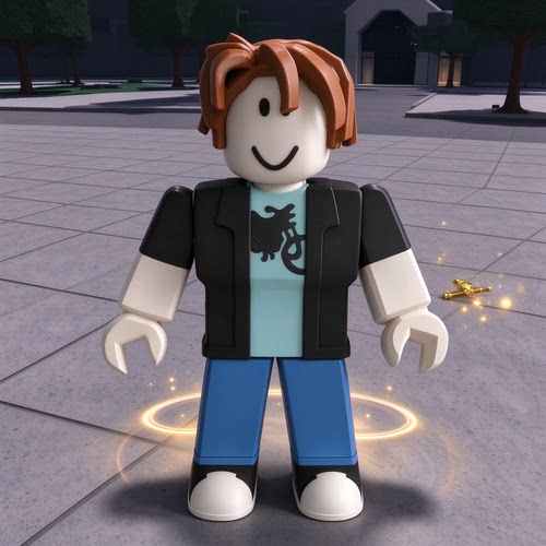 现货被遗弃游戏Roblox培根头手办14CM关节可动BACON HAIR仿真模型