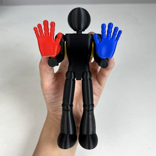 黑化暗影链条黄人新玩家手办模型3d打印波比的游戏时间5原型公仔