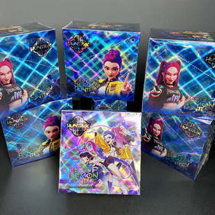 KPOP猎魔女团沙加男团全套角色卡包盲袋SSR卡片儿童收藏稀有卡牌