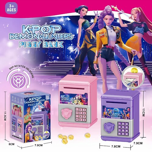 恶魔猎人k-pop猎魔女团儿童存钱罐过年压岁钱零钱储蓄罐新年礼物
