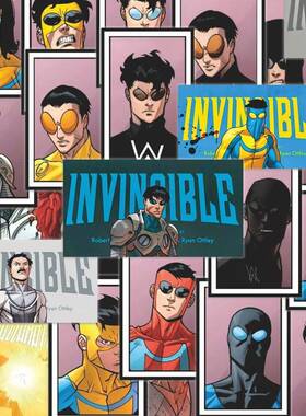 Sinister Invincible极恶马克莫西干马克全能侠贴纸儿童diy贴纸