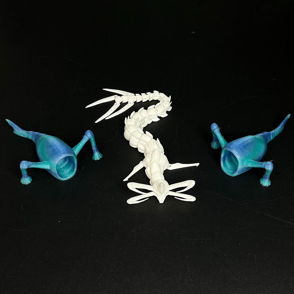 利维坦白色死神vs变异吞海者美丽水世界3d打印手办深海迷航玩具