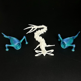 利维坦白色死神vs变异吞海者美丽水世界3d打印手办深海迷航玩具