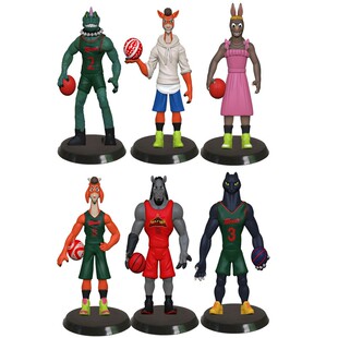 跨境新品山羊球员巅峰神射手6款公仔手办动漫周边模型玩具摆件